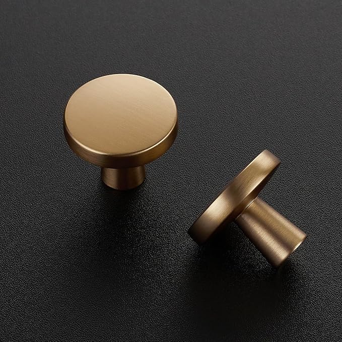Ravinte 60 Pack Drawer Pulls 1-1/4 Inch Kitchen Cabinet Knobs Solid Round - Image 2