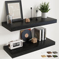 36 Inch Floating Shelves for Wall Set of 2, Easy Install Engineered Wood by Marsmiles