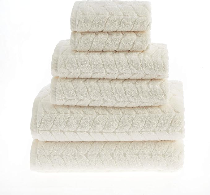 BAGNO MILANO Turkish Bath Towels, Soft Plush Jacquard Luxury Bath Towels - Image 3