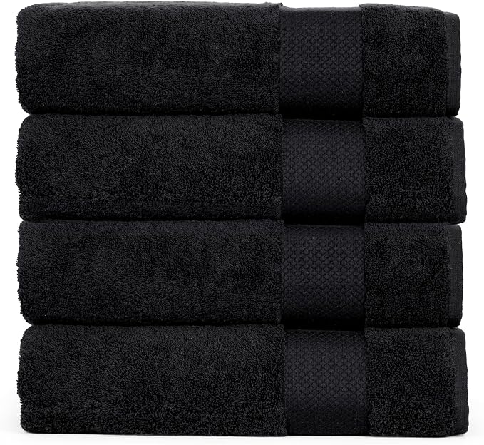 Hencely Premium Bath Towel Set of 4-28x58 Inches by HENCELY
