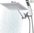 G-Promise All Metal 10" Dual Square Shower Head Combo | Rain Shower Head | by G-Promise