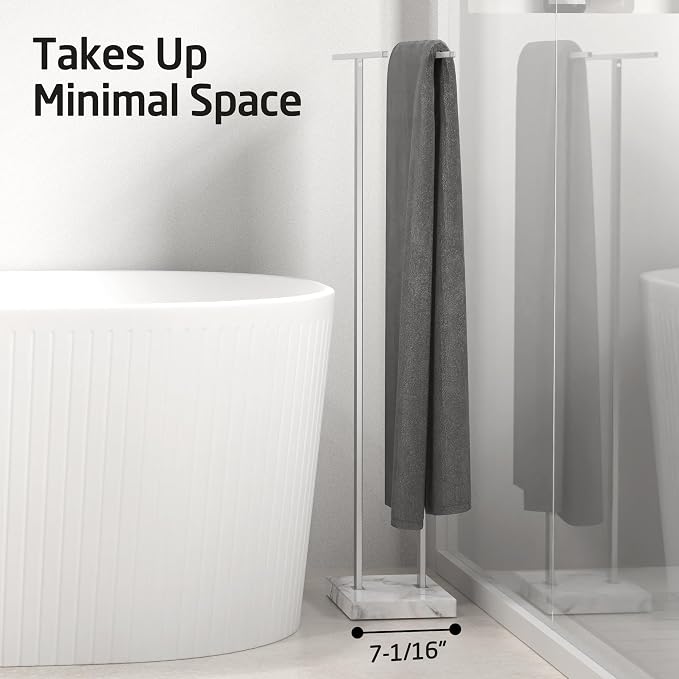 KES Standing Towel Rack Taller Version, Free Standing Towel Holder Stand - Image 7
