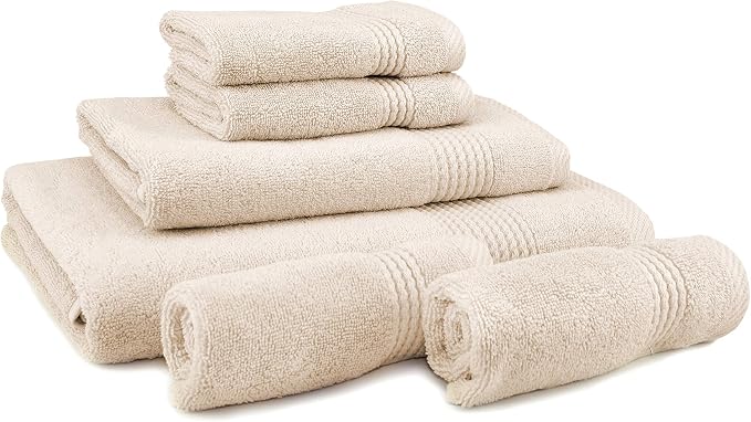 EastNBlue Lara Premium Bath Towel Set 6 Piece by EastNBlue