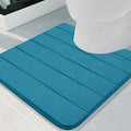 Buganda Memory Foam U-Shaped Contour Toilet Rugs, Non Slip Absorbent, Thick by Buganda