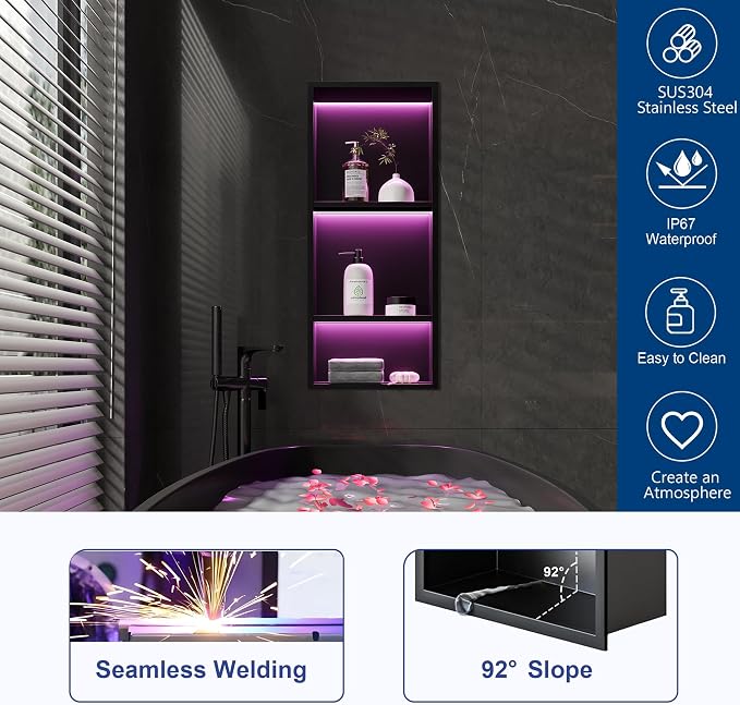 3-Tiers 12x30Inch Wall Niche - Image 5