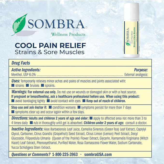 Sombra Cool Pain Relief Gel Cold Pain Relief - Image 7
