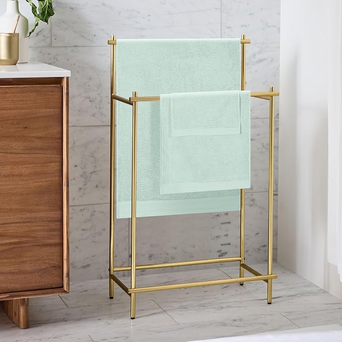 Ultra Soft 3 Pack Cotton Towel Set, Contains a Bath Towels 28x55 inch, a Hand - Image 4