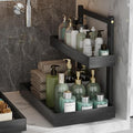 Bamboo Under Sink Organizer and Storage, 2 Tier Pull Out Cabinet Organizer by Unknown