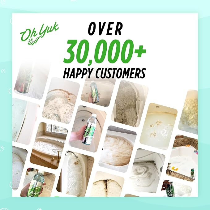 Oh Yuk Jetted Bathtub Cleaner for Jet Tubs, Whirlpools, The Most Effective - Image 8