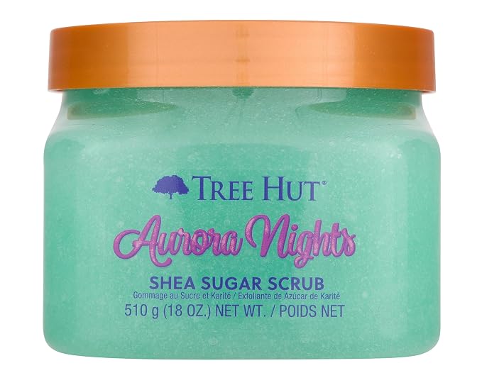 Tree Hut Aurora Nights Shea Sugar Scrub, Exfoliating, Hydrating & Moisturizing by TreeHut
