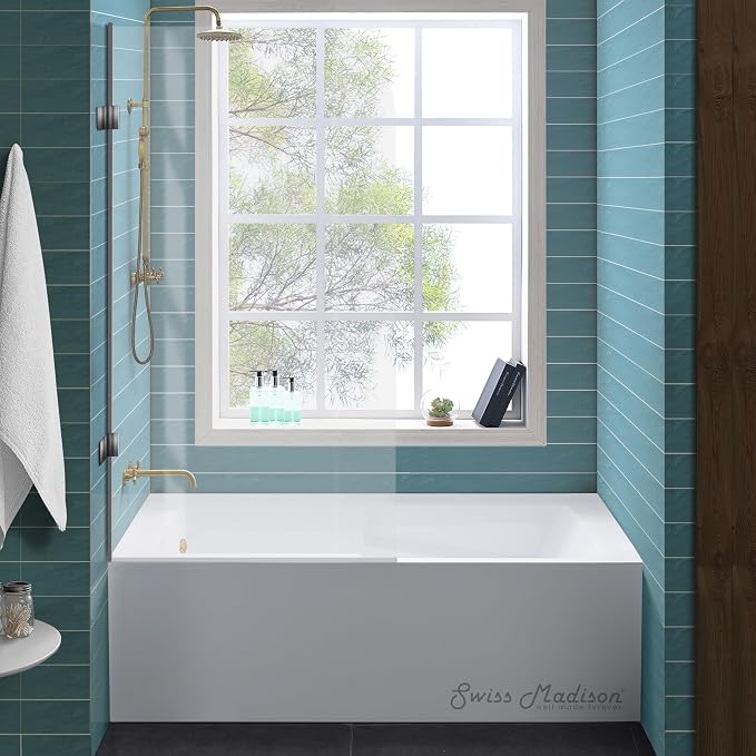 Swiss Madison Well Made Forever SM-AB543 Voltaire Alcove Tub - Image 2