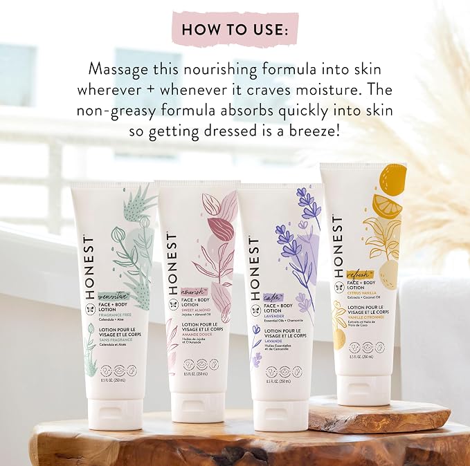 The Honest Company 2-in-1 Cleansing Shampoo and Body Wash Face Lotion Bundle - Image 7