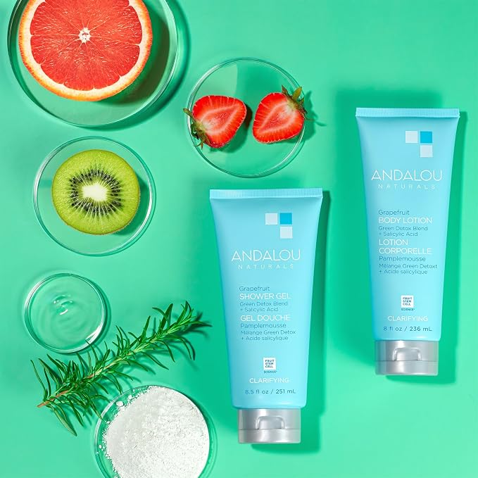 Andalou Naturals Body Lotion, Clarifying Grapefruit Skin Care, Lightweight - Image 6