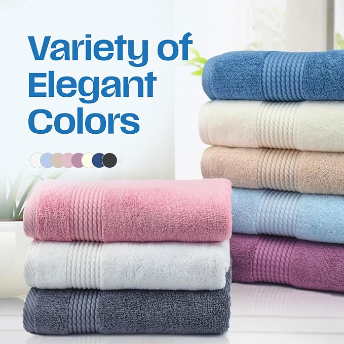 EastNBlue Lara Premium Bath Towel Set 6 Piece - Image 7