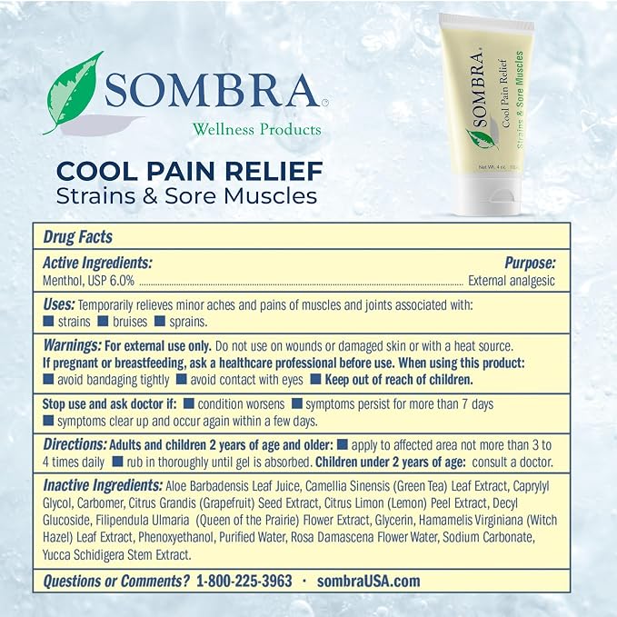 Sombra Cool Pain Relief Gel Cold Pain Relief - Image 8