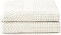 Texere 100% Organic Cotton Diamond Jacquard 700 GSM Luxury Bath Towel Sets by TexereSilk