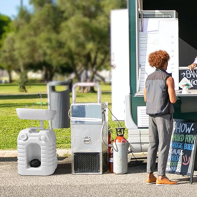 Yescom 45L Portable Sink Hand Wash Station - Image 3