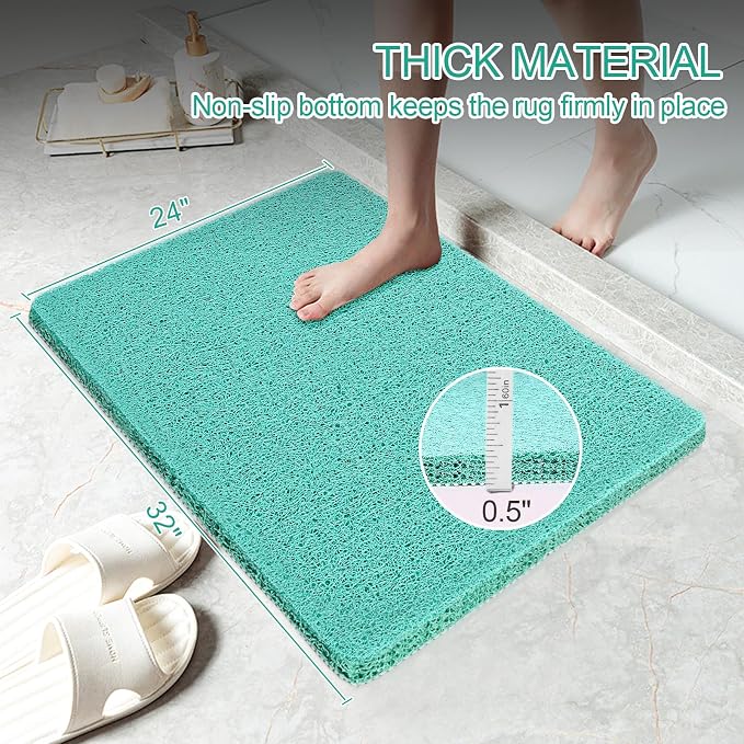 Joyhalo Shower Mats for Showers Anti Slip for Elderly, Bath Tub Mats for - Image 2