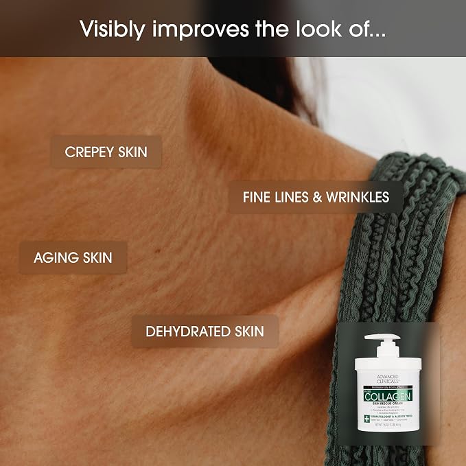 Advanced Clinicals Hyaluronic Acid Moisturizer + Fragrance Free Collagen Cream - Image 6