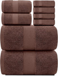 White Classic Luxury Bath Towel Set of 8 Pieces by WhiteClassic