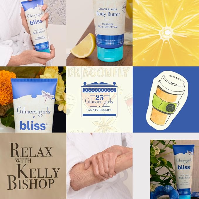 Bliss Gilmore Girls x Lemon & Sage Body Butter | Nourishing All-Over Body Cream - Image 8