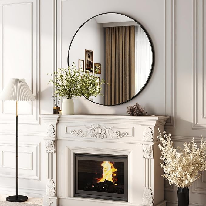 32 Inch Round Bathroom Mirror - Image 2