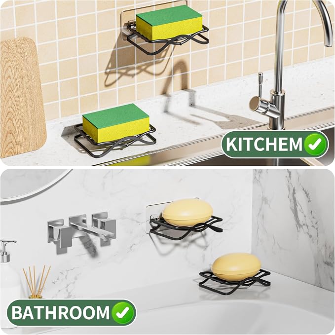 Shower Caddy Tension Pole, 4 Adjustable Corner Shower Caddy - Image 3