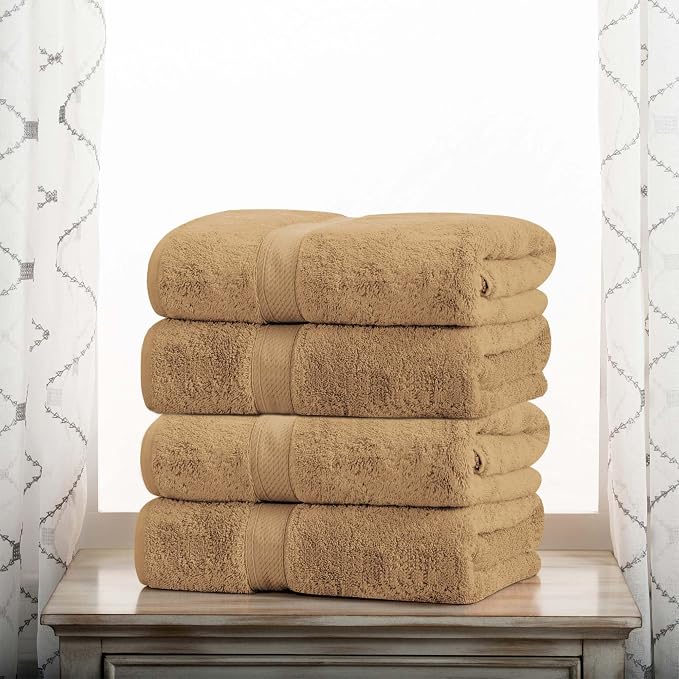 BNM Egyptian Cotton Heavyweight Towels, 800 GSM Bath Towels, Highly-Absorbent - Image 2
