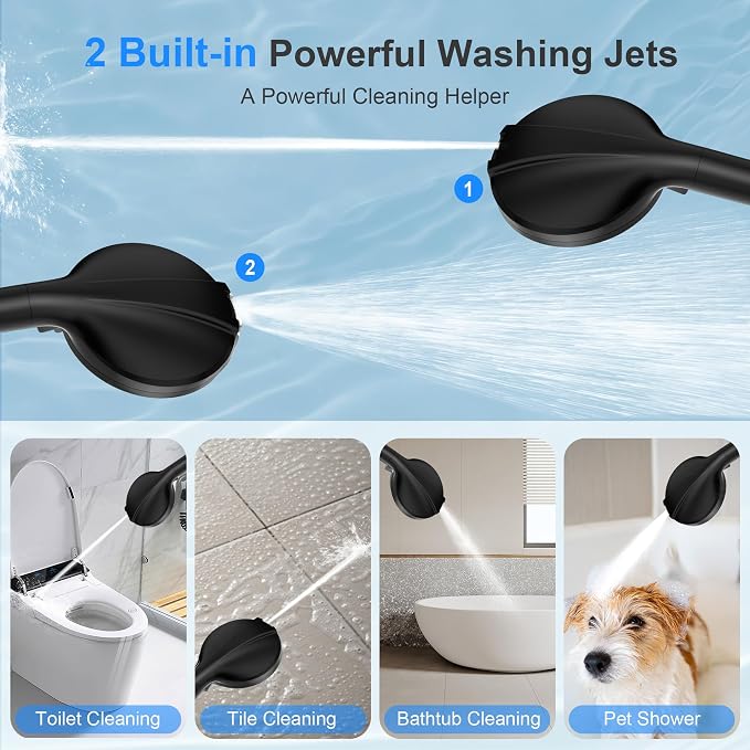 Filtered Shower Head with Handheld, FunnyAir Filtered Shower Head with 5-PCS - Image 6