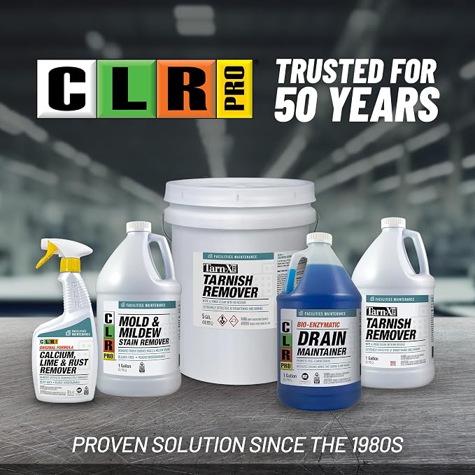 CLR PRO Heavy Duty Bleach-Free Mold and Mildew Stain Remover, 1 Gallon Bottle - Image 8