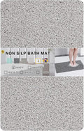 Nonslip Bathtub Mat, Anti Slip Bath Mat 0.6" Extra Thick, Quick Dry Bath Tub by Rzoysia