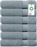Delara 100% Organic Cotton Towels 650 GSM Plush Feather Touch Quick Dry Hand by Delara