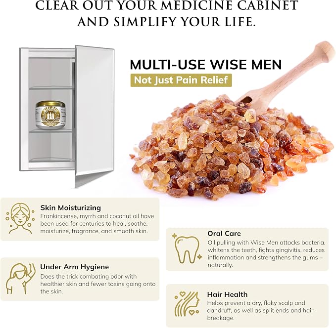 Wise Men Healing Balm with Myrrh and Frankincense Essential Oils with Soothing - Image 6