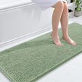 OLANLY Bathroom Rugs 59x24, Extra Soft Absorbent Chenille Bath Rugs, Rubber by OLANLY