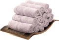 Mosobam Luxury Turkish Towels Set of 12 Washcloths 13X13 Lavender Aura 700 GSM by Mosobam
