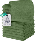 DAN RIVER 12 Pack Wash Cloths for Showering by DanRiver