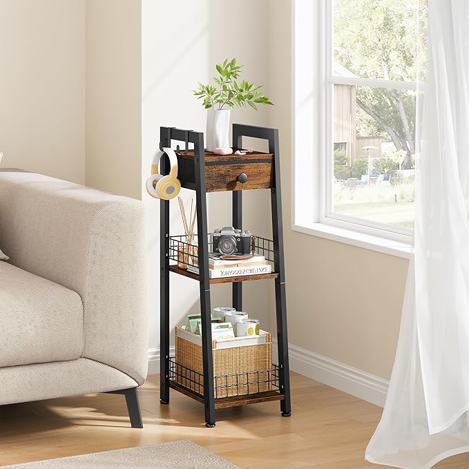 3-Tier Narrow Ladder Shelf - Image 2
