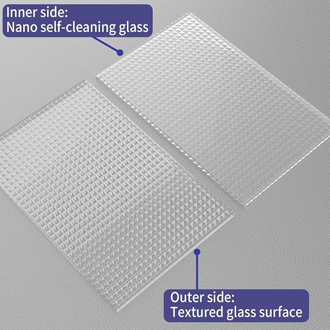 Dimaris Shower Door 30" X 78" Tempered Fluted Glass Framed Shower Screen Shower - Image 7