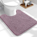 OLANLY Toilet Rugs U-Shaped 24x20, Extra Soft Absorbent Chenille Contour by OLANLY