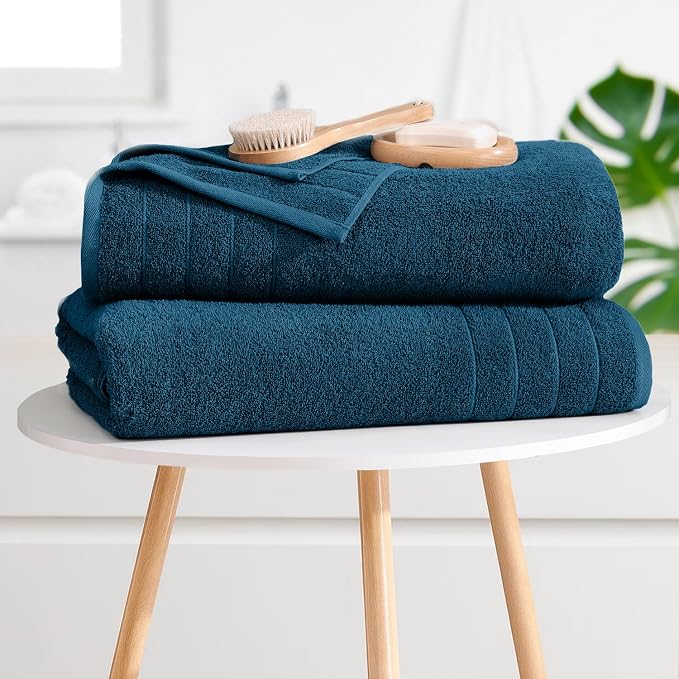 DAN River Extra Large Bath Towels Set of 4, 30 x 60 Inches - Image 7
