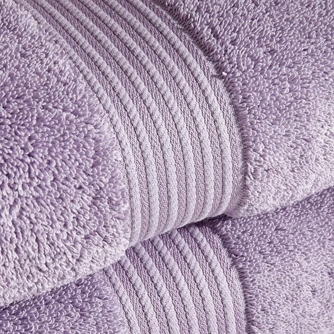 Christy Supreme Hygro 6 Piece Towel Set | Lavender | 100% Luxury Supima Cotton - Image 3
