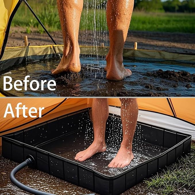 Outdoor Shower Base Portable Shower Floor Outdoor Shower Pan - Image 4