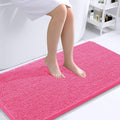 OLANLY Bathroom Rugs 44x24, Extra Soft Absorbent Chenille Bath Rugs, Rubber by OLANLY