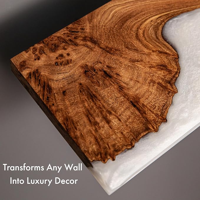 RWA Live Edge Floating Shelf – Unique Wood Floating Shelf - Image 3