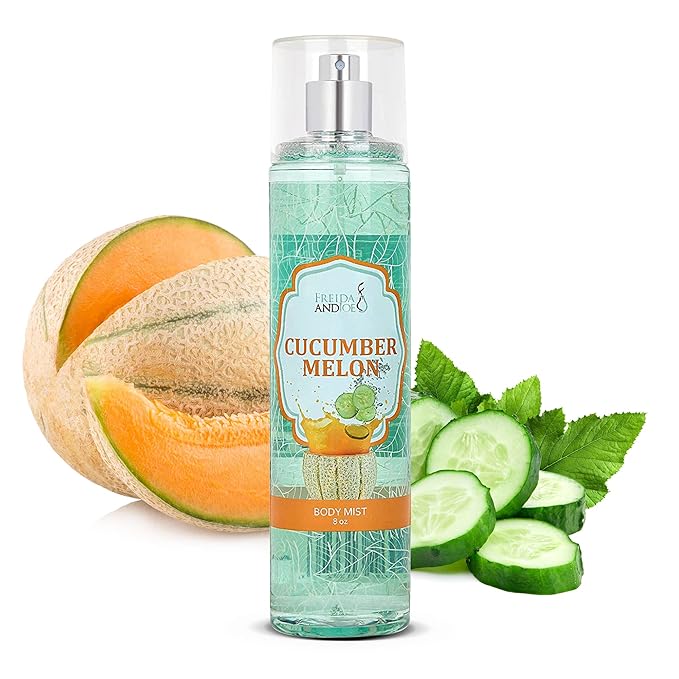 Cucumber Melon Fine Fragrance Body, Womens Perfume Fragrance Body Mist & Sprays by FreidaandJoe