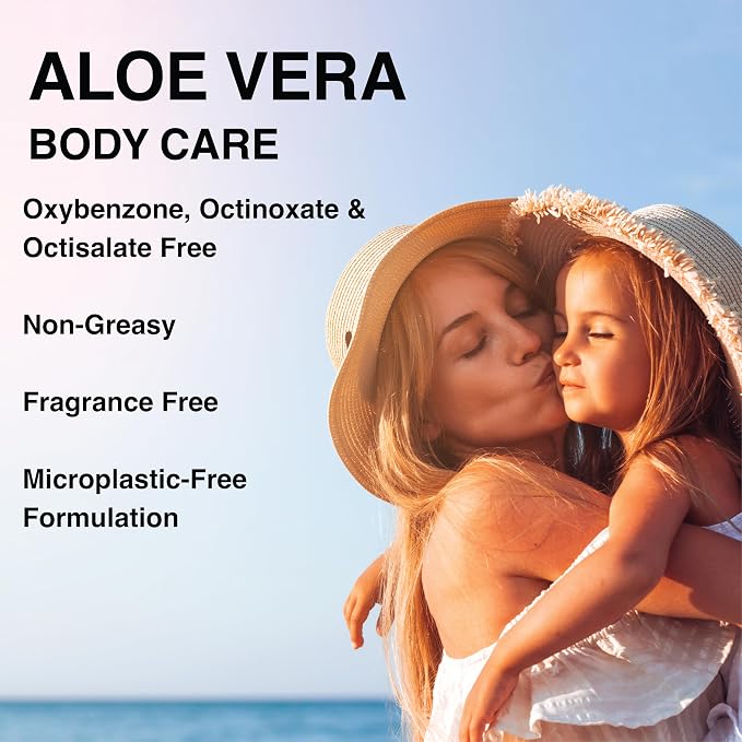 Surface Aloe Vera Gel, Sunburn Relief and After Sun Care, Cooling Hydrating Gel - Image 3