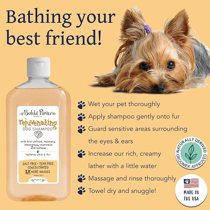 Bobbi Panter Rejuvenating Dog Shampoo, Restores & Revitalizes Skin & Fur - Image 3