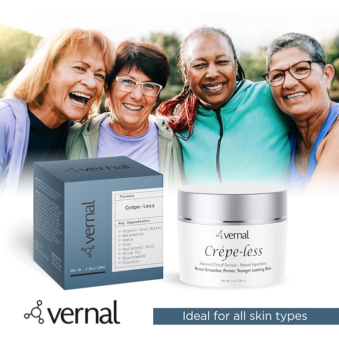 Vernal Crepe-less crepey skin firming cream to reduce crepey arms, neck & - Image 2