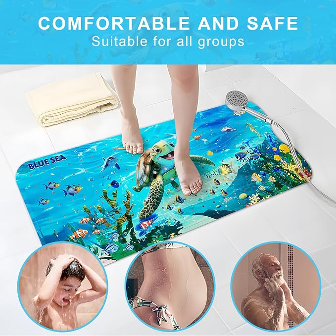 Upgrade Cartoon Baby Bath Mat Non Slip - Image 7