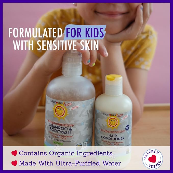 California Kids Shampoo + Kids Body Wash 2-in-1 | Super Sensitive | Gentle Skin - Image 5
